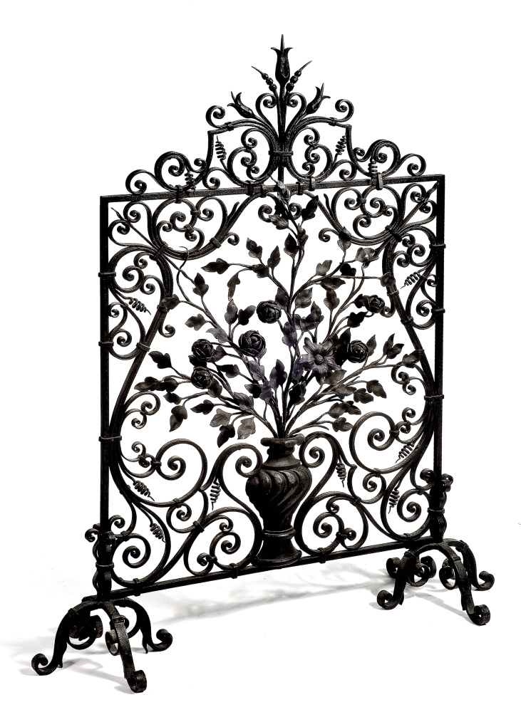 Wrought Iron Fire Guard.