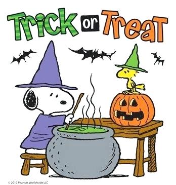 Halloween Snoopy And Trick Or Treat Charlie Brown Peanuts Quotes.