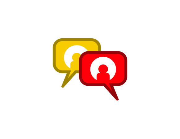 People chatting logo.