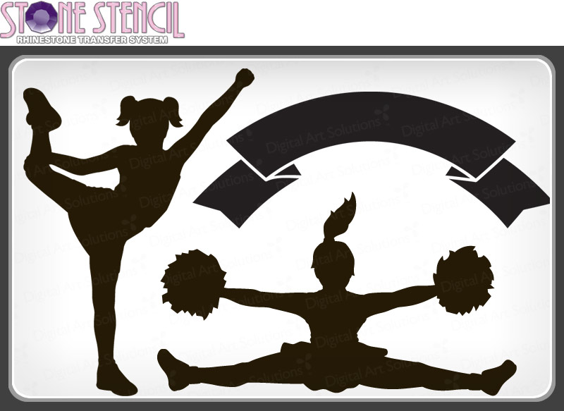 Cheerleading cheer clipart 2.