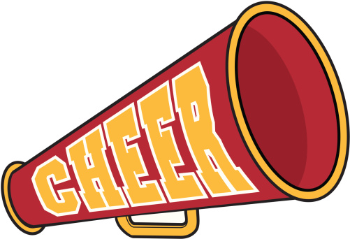 Cheer megaphone clipart cheerleading free images.