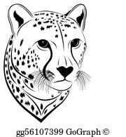 Cheetah Clip Art.