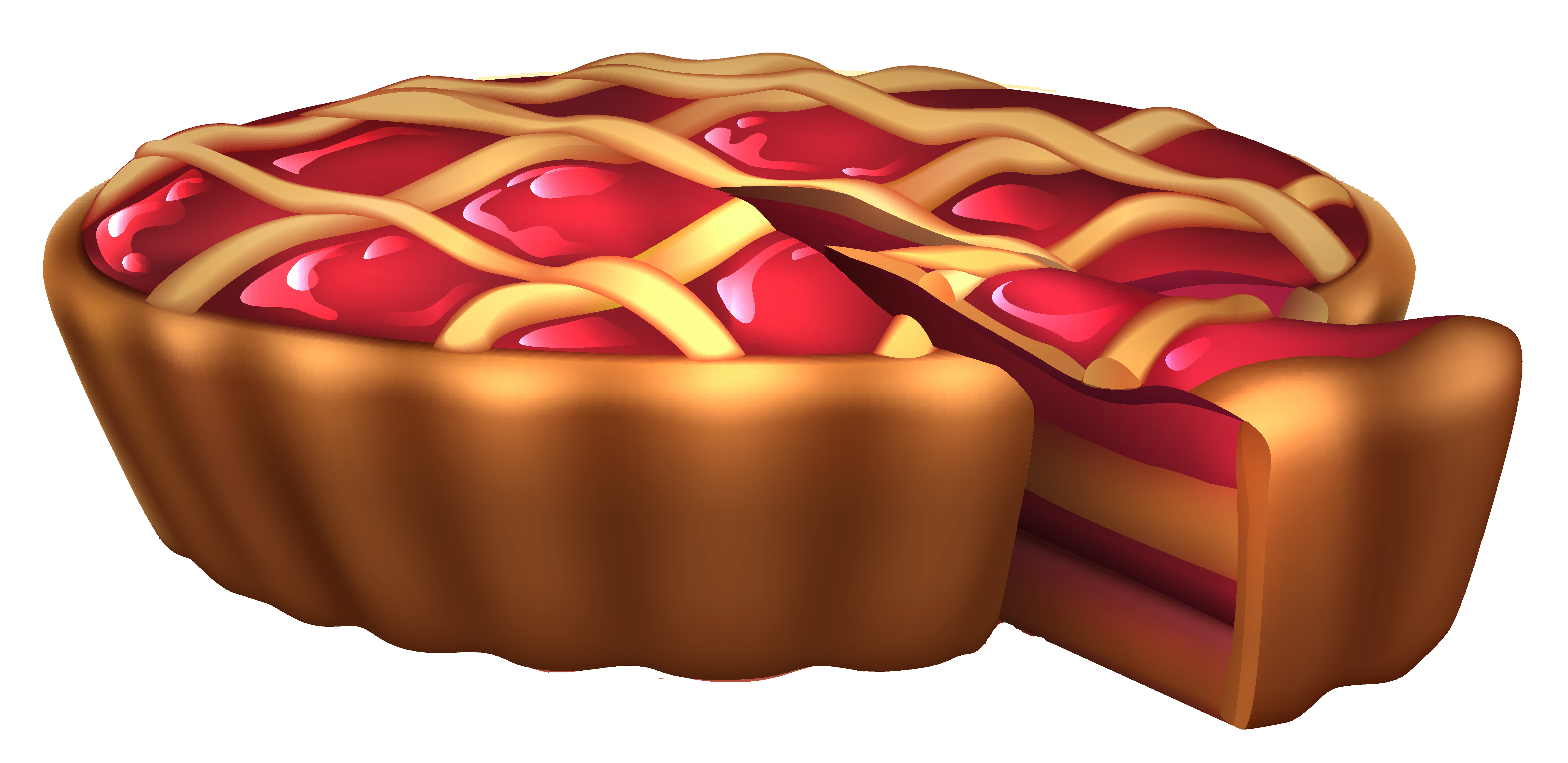 Cherry pie clipart.