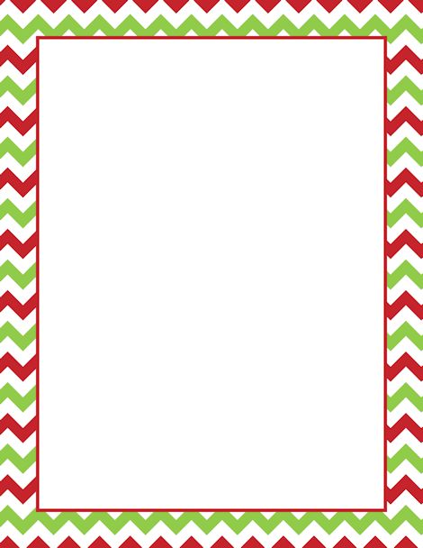 Christmas Chevron Clipart.