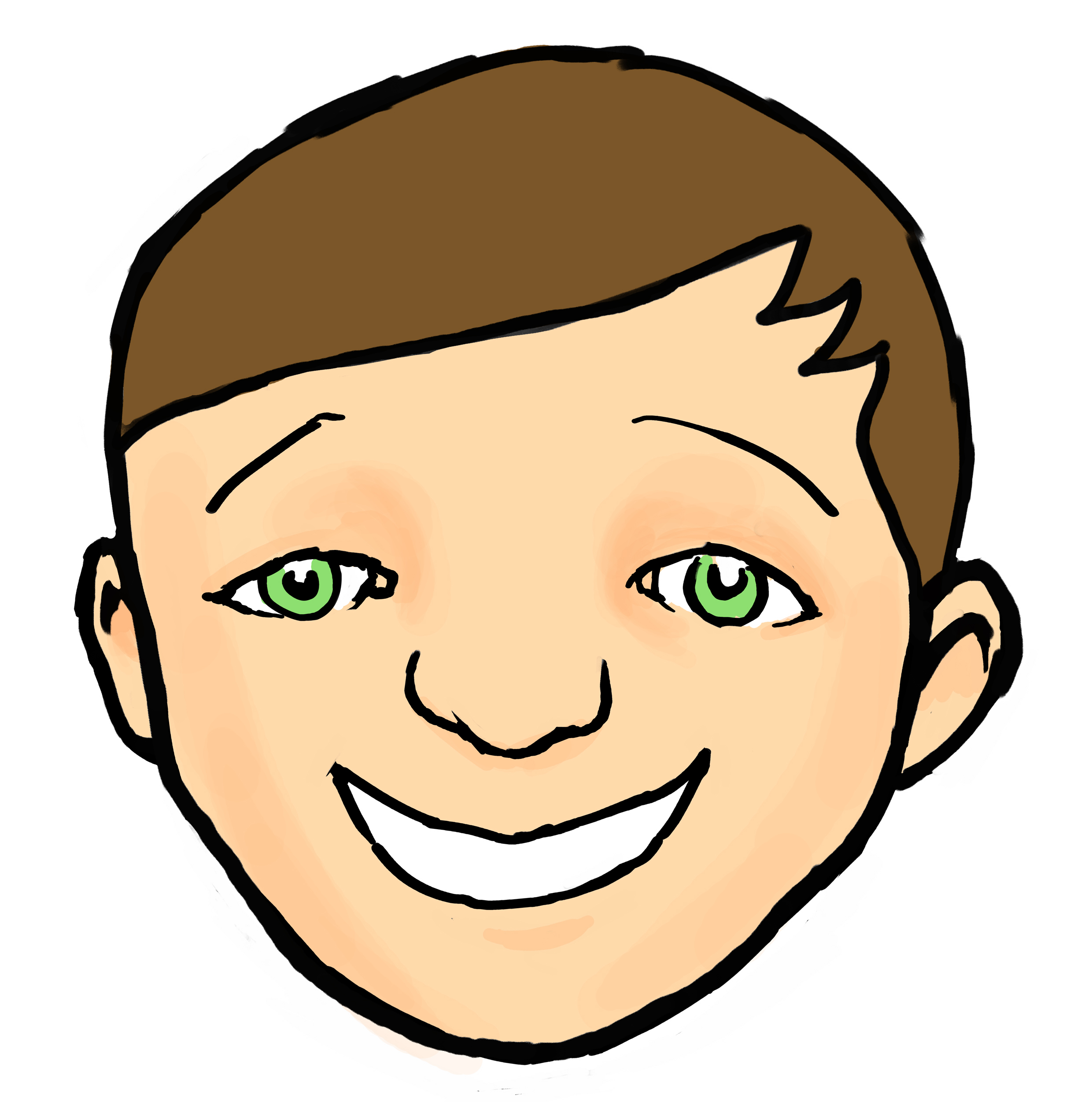 Face Clip Art For Children Free.