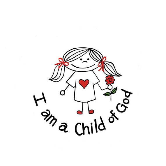 I am a Child Of God Clip Art.