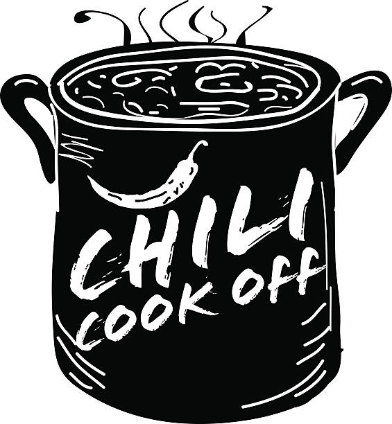 Chili Cookoff Illustrations, Royalty.