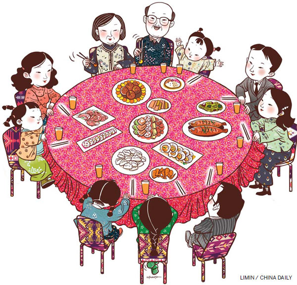 Family etiquette lives on at the dinner table.