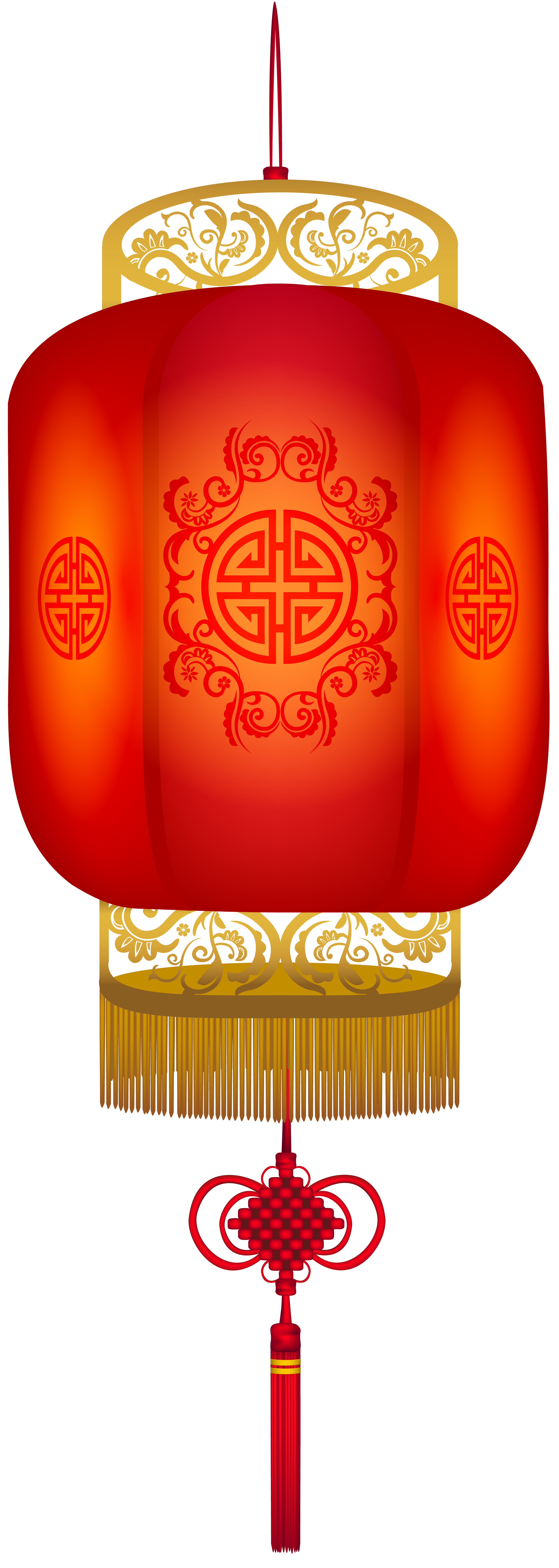 Hanging Chinese Lantern PNG Clip Art.