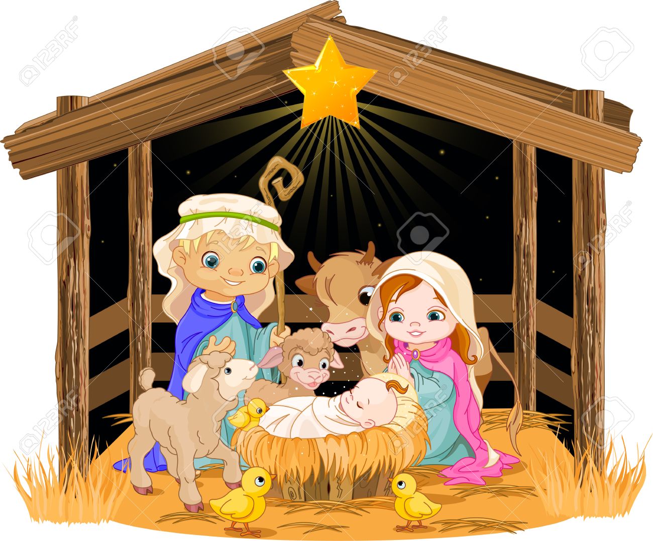 Christmas Nativity Clipart Free Download Clip Art.