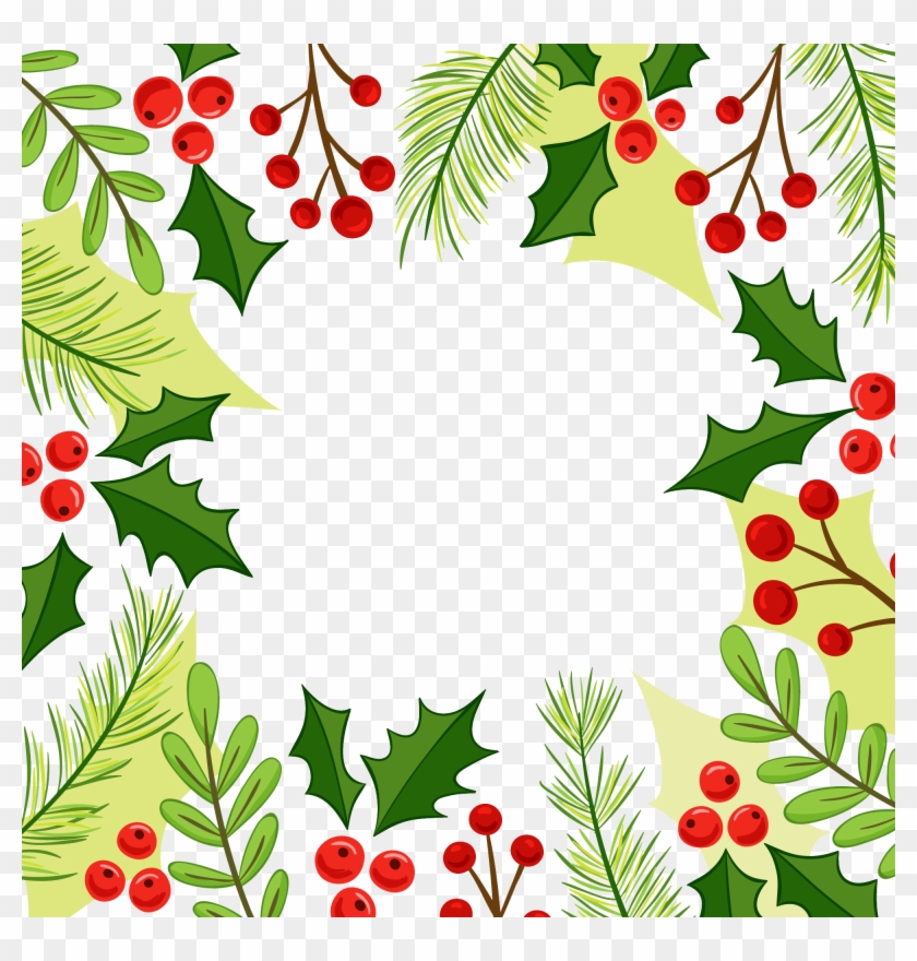 Christmas Corner Border Design Clip Art, HD Png Download.