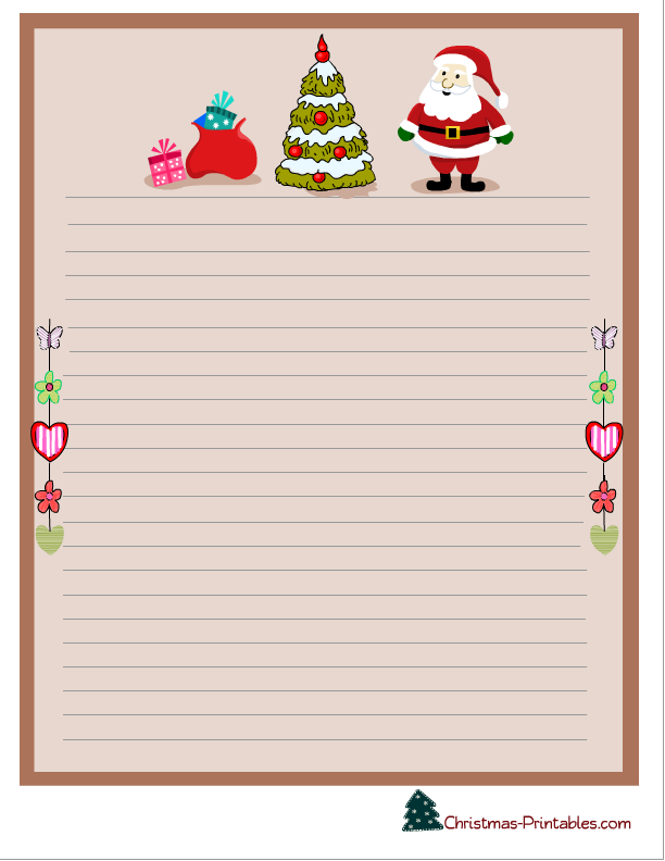 christmas stationery free.