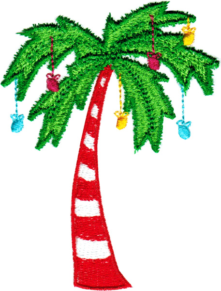 Christmas palm tree clipart 5 » Clipart Station.