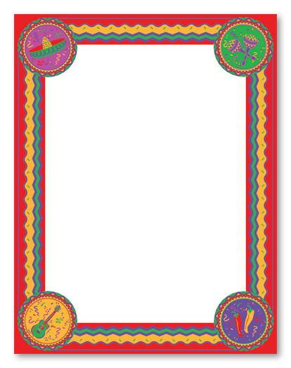 Clip Art Fiesta Borders.