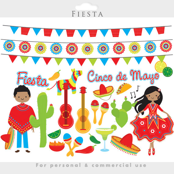 Fiesta clipart.