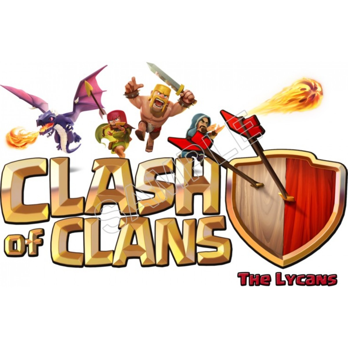 Clash of clans Logos.