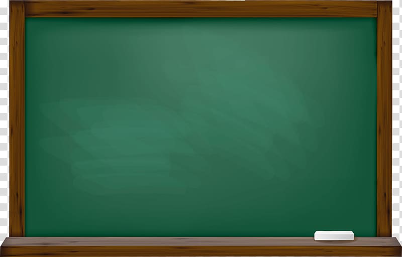 Brown wooden framed blackboard illustration, Microsoft.