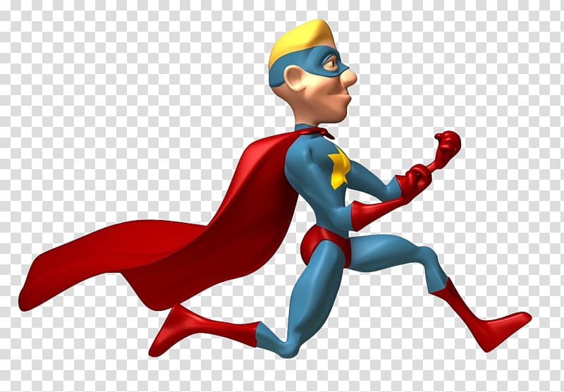 Flash Clark Kent Superhero , Running Superman transparent.