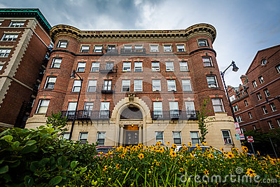 Flowers Claverly Hall Harvard University Cambridge Stock Photos.