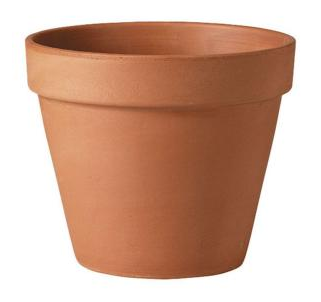 Terracotta pot clipart.