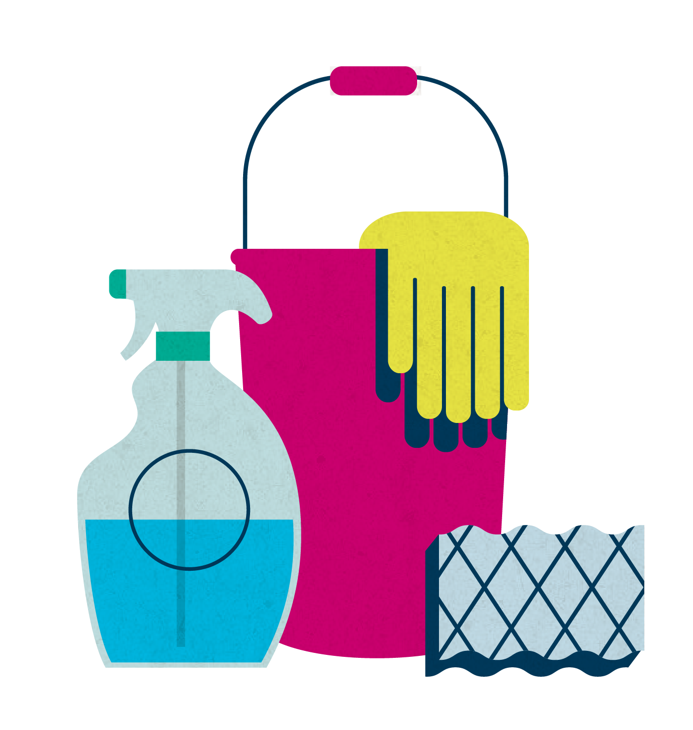 Cleaning Supplies Clipart.