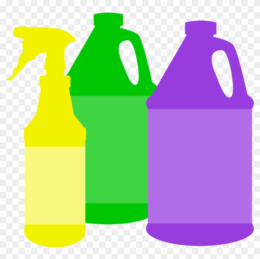 Royalty Free Cleaning Supplies Clipart.