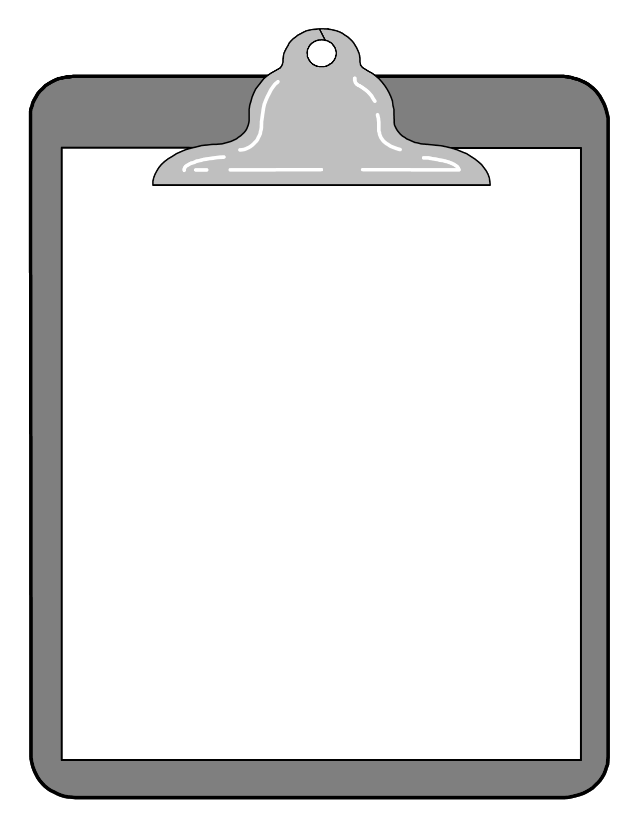 Clipboard Clip Art Green free image.