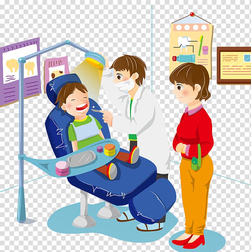 Dentist clinic transparent background PNG clipart.