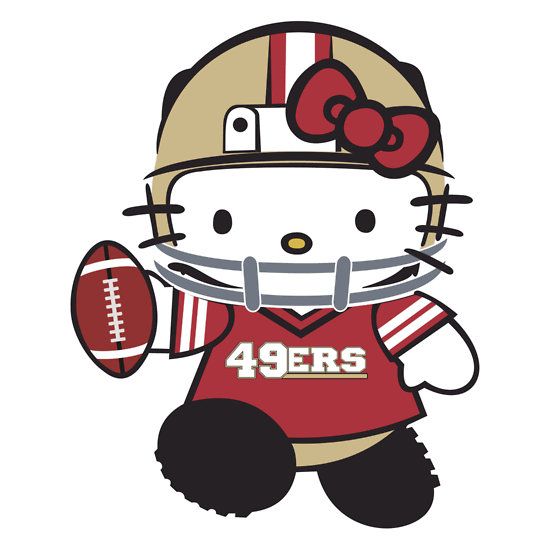 Download 49ers hello kitty clipart San Francisco 49ers Dallas.