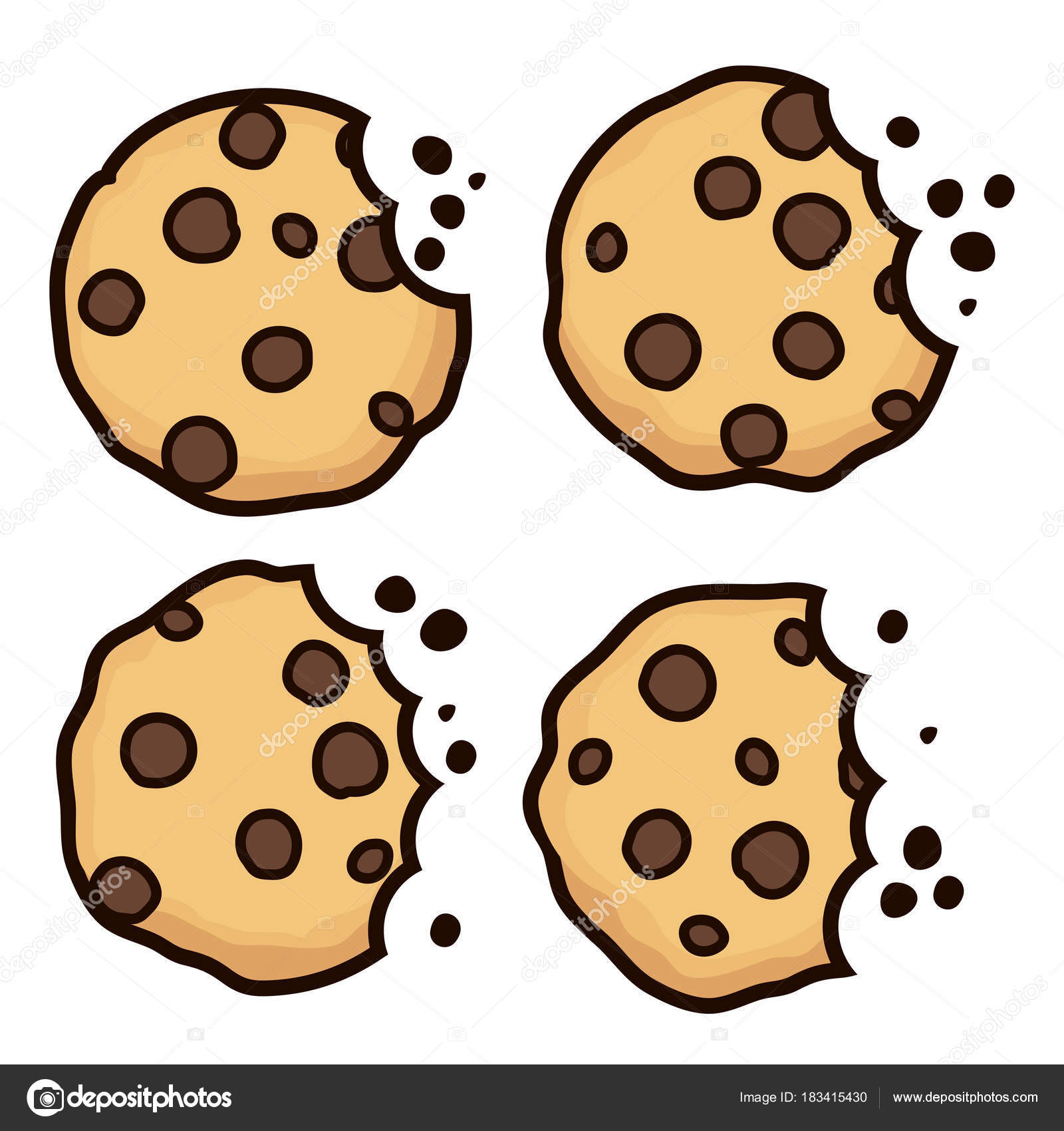 14 cliparts for free. Download Cookies clipart choco chip.