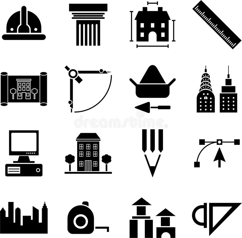 Architectural Symbols Stock Vectors Vector #199341.