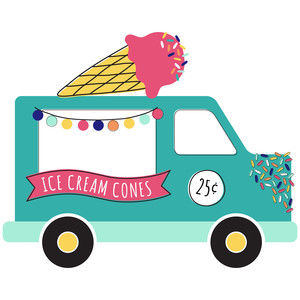 Ice Cream Truck Clipart 13.