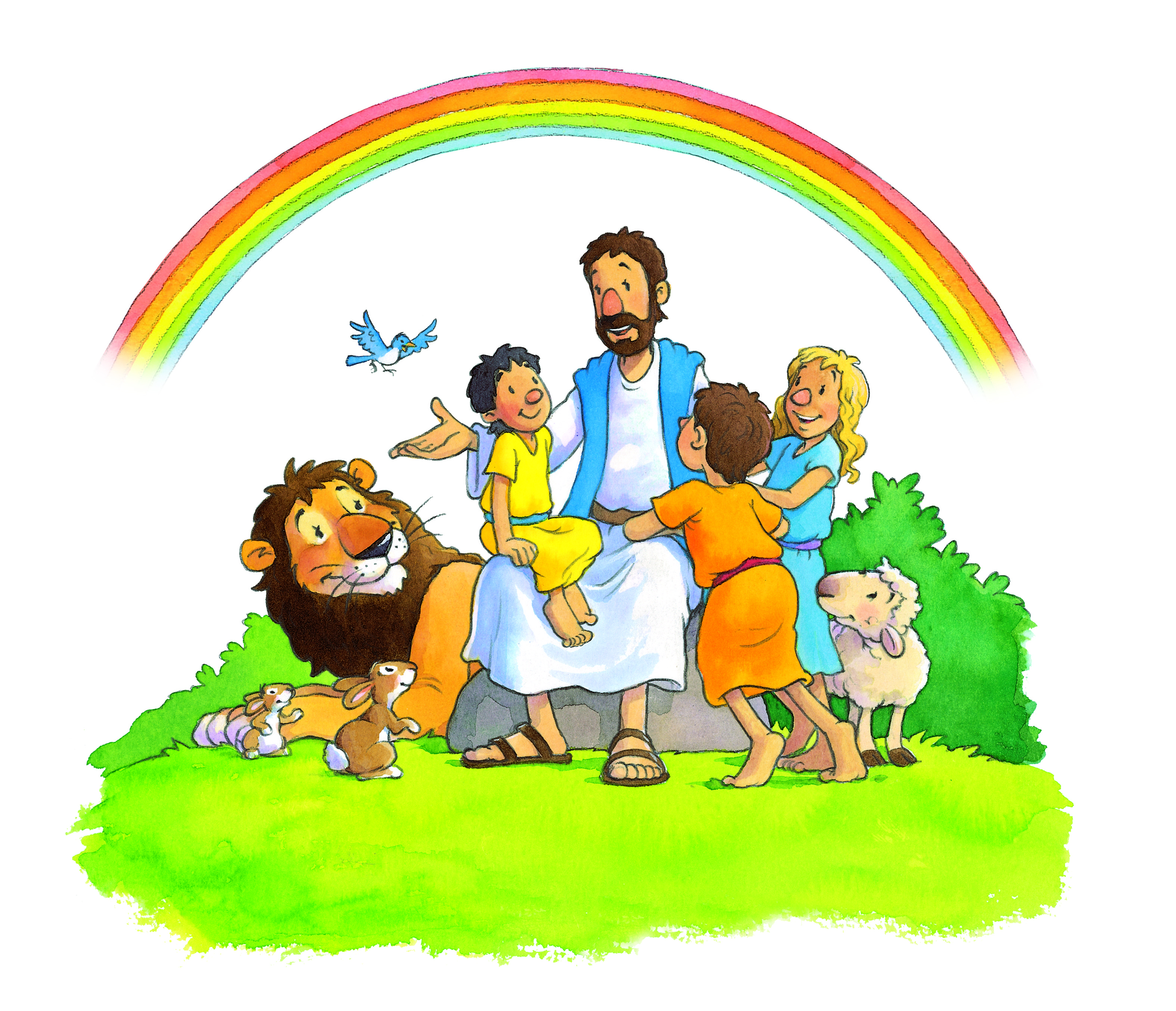 Free Jesus And Child Clipart & Free Clip Art Images #10736.