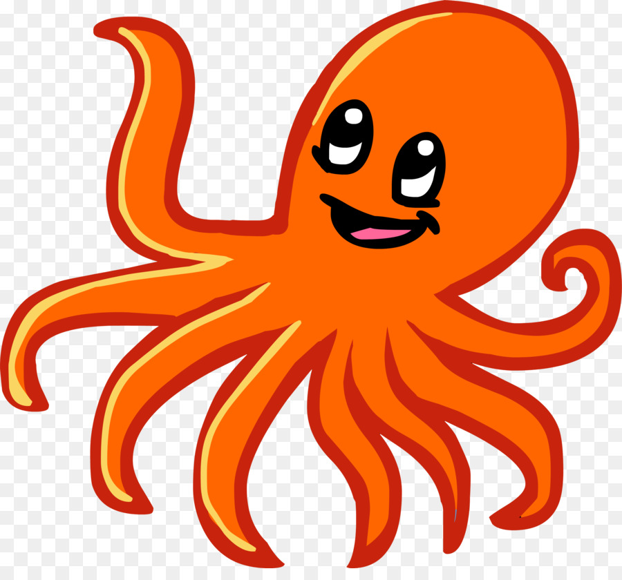 Octopus Cartoon clipart.