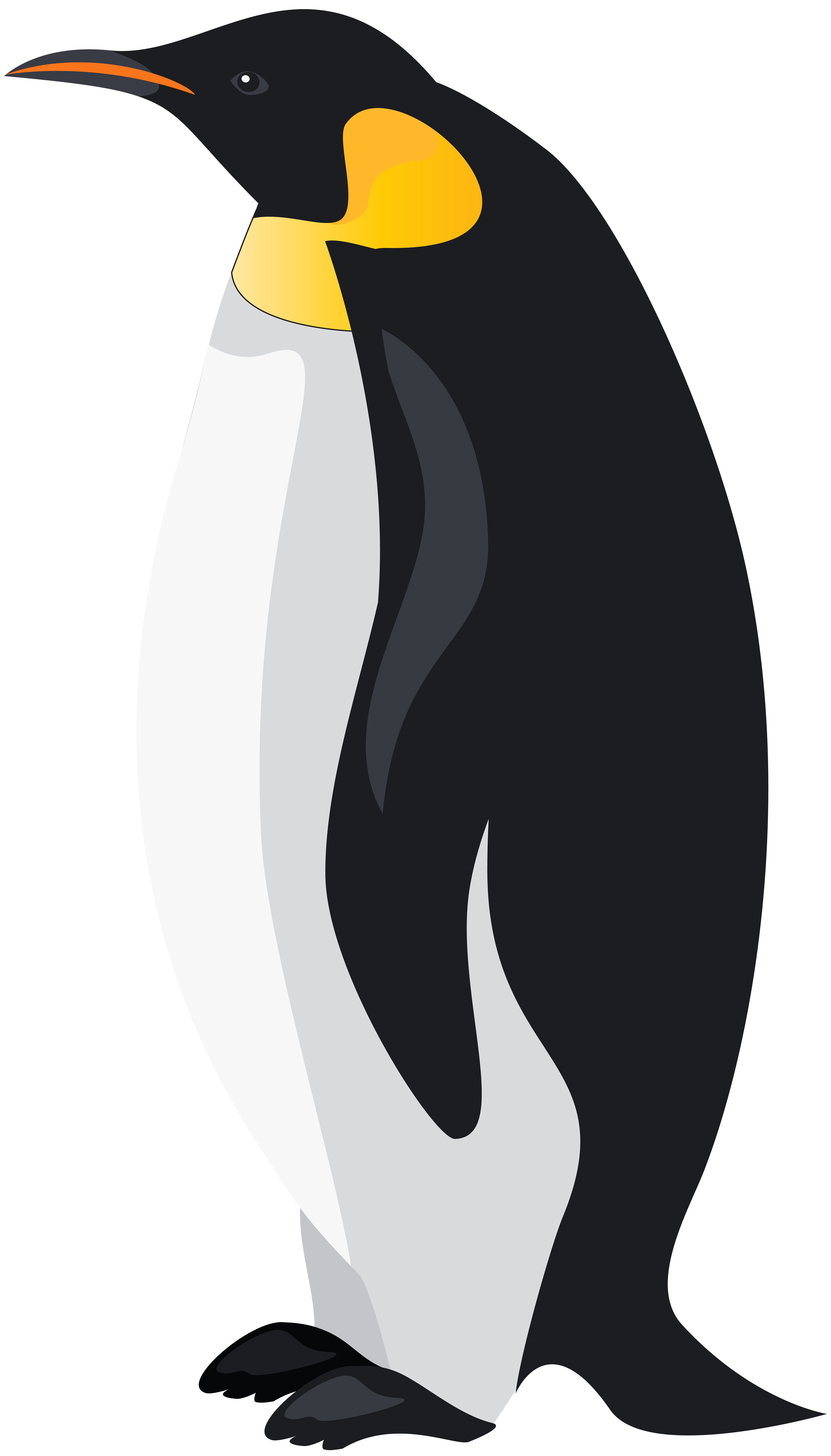 Emperor Penguin PNG Clip Art Image.