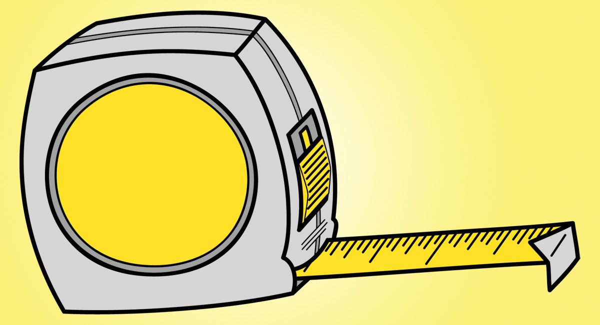 Clip Art: Tools: Tape Measure.