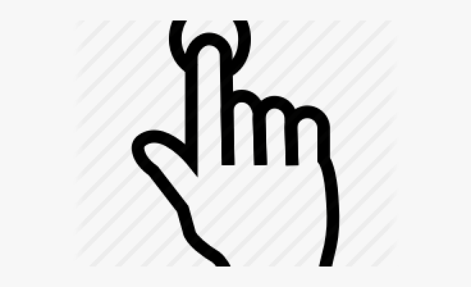 Single Clipart Number 1 Finger.