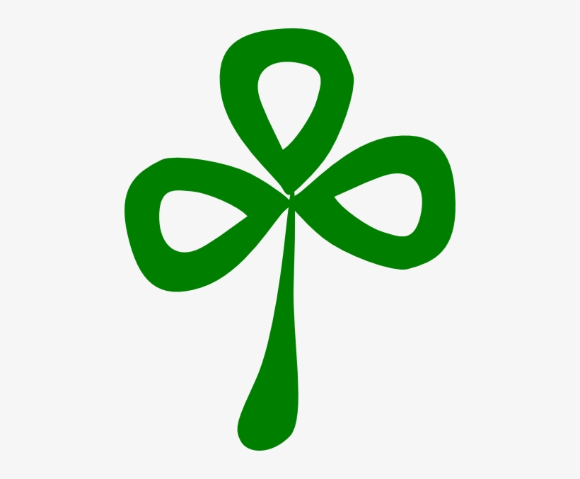 Three Leaf Clover Clip Art.