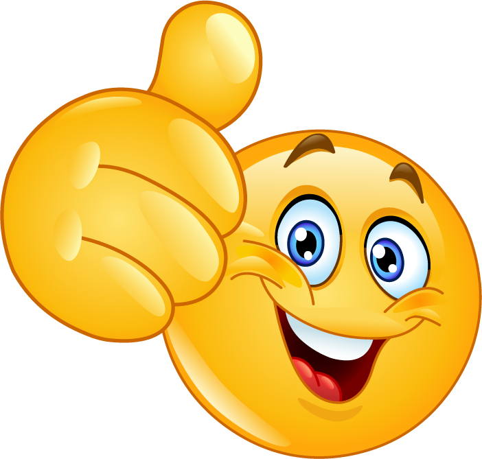 Smiley Face Thumbs Up Clipart.