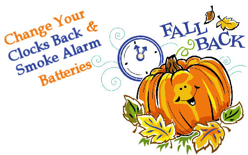 Clocks Back 2016 Clipart.