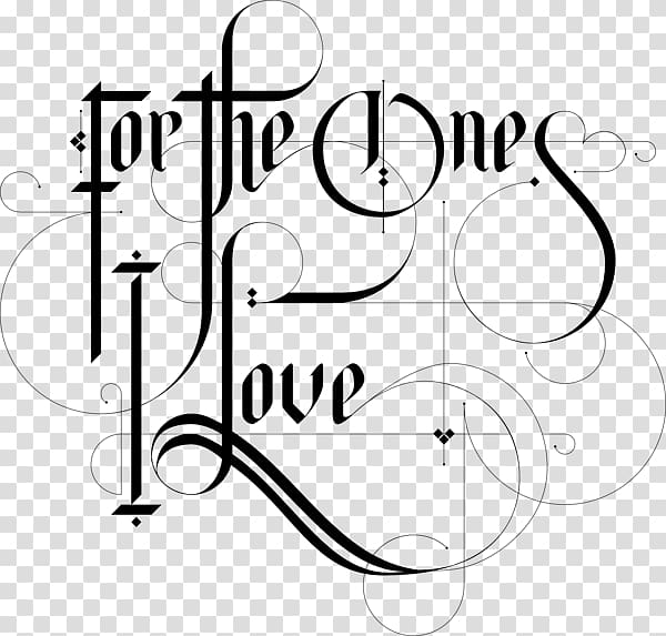 Lettering Typography Love Font, design transparent.