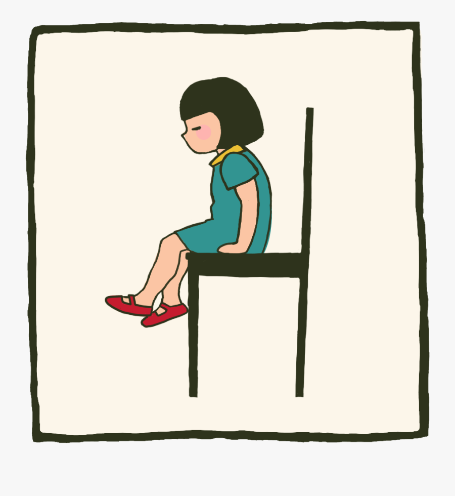 Sitting On Uncomfortable Chair Cartoon , Free Transparent.