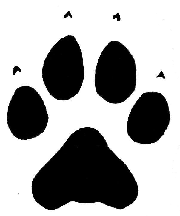 Free Wolf Paw Print, Download Free Clip Art, Free Clip Art.