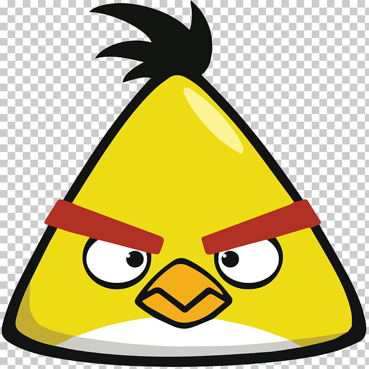 Angry Birds Yellow , Angry Birds PNG clipart.