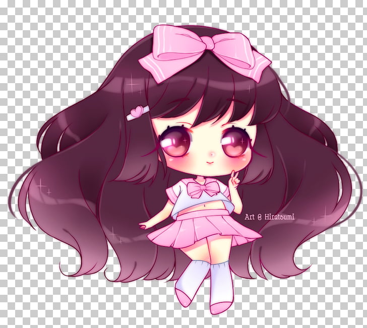 Chibi Anime Drawing Kavaii, cute girl PNG clipart.