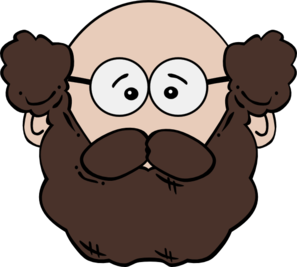 Balding Man With Mustache And Beard Clip Art at Clker.com.