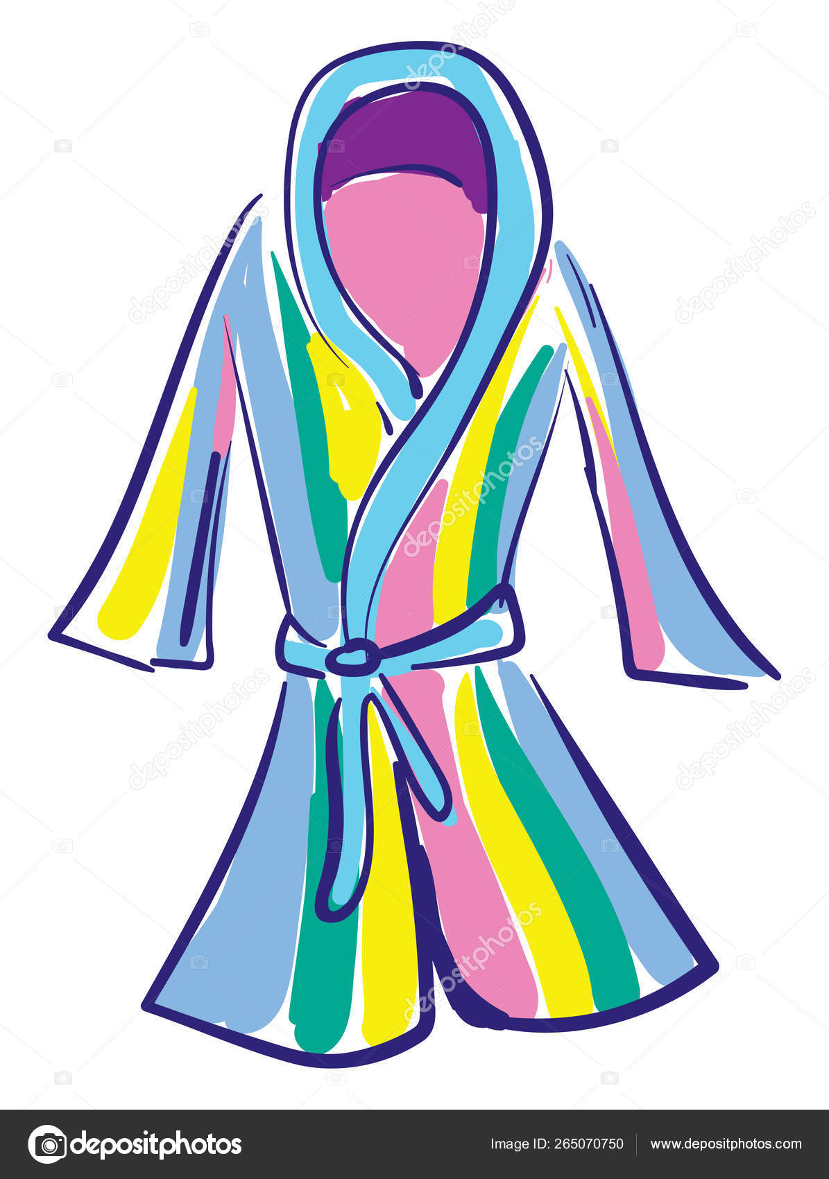 Clipart: bathrobe.