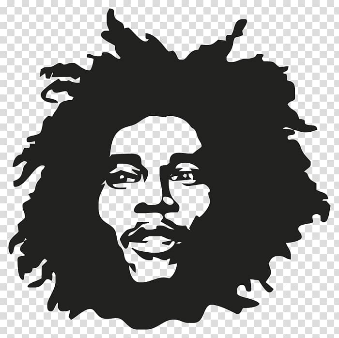 Bob Marley Silhouette Musician Drawing, bob marley.