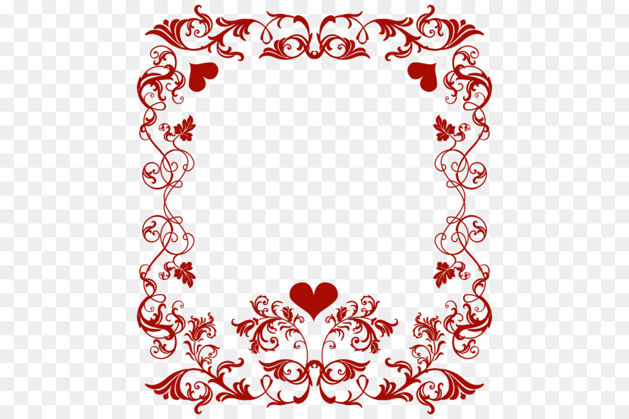 Valentines Day Border clipart.