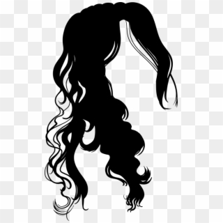 Free Long Black Hair PNG Images.